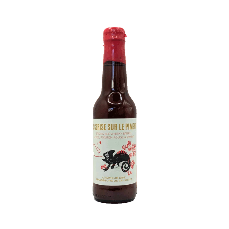 Les Brasseurs de la Jonte - La Cerise sur le Piment - 33cl | Strong Ale Cerise, Poivron rouge & Piment, Whisky Barrel