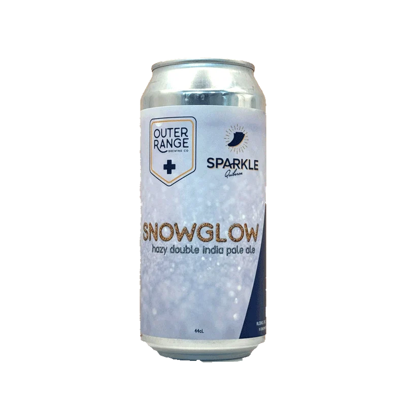 Outer Range French Alps collab' Sparkle - Snowglow 44cl | Hazy Double IPA