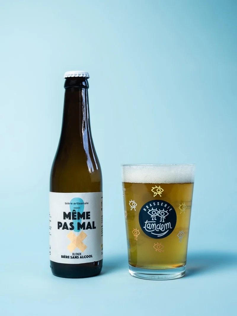 Bière blonde Même Pas Mal - Tandem sans alcool 0,5%
