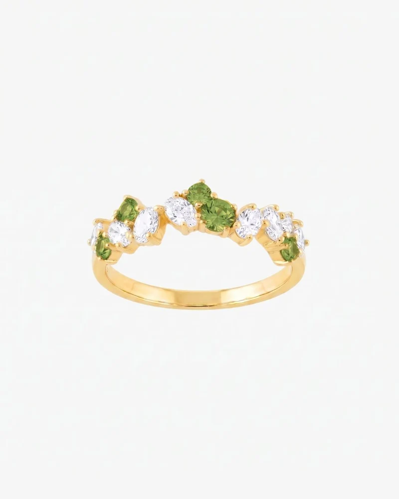 Bague - Théa verte