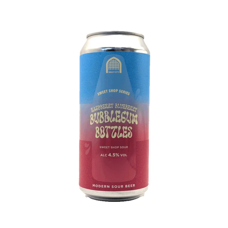 Vault City - Raspberry Blueberry Bubblegum Bottles 44cl | Fruited Sour