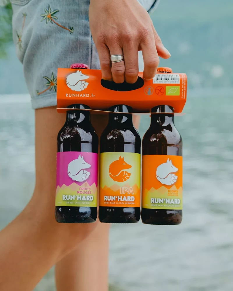 Bière fruits rouges RUN'HARD sans alcool 0,4% - 33 cl