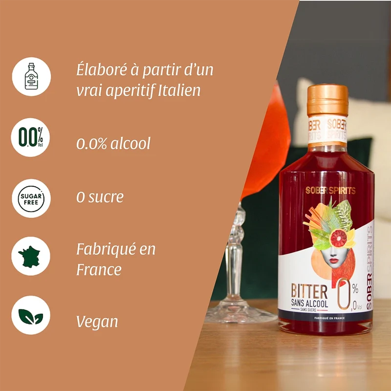 Sober Spirits Bitter 0.0% - Alternative au Bitter