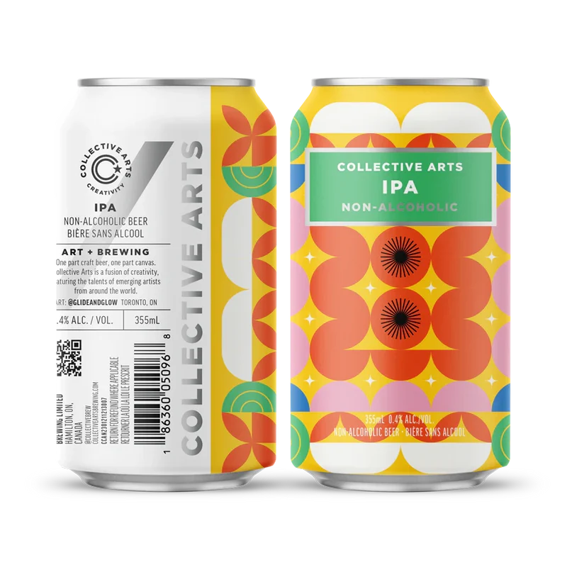Bière Collective Arts IPA sans alcool 0,4%