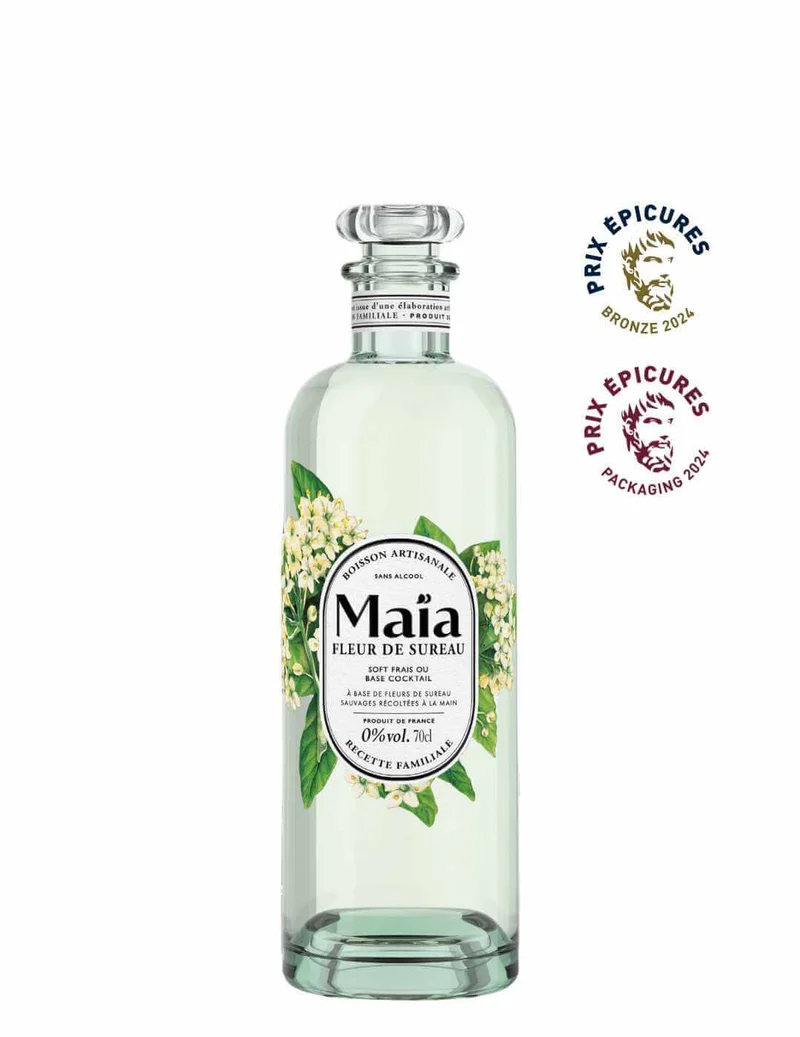 Apéritif Maïa Fleur de Sureau sans alcool 0,0%