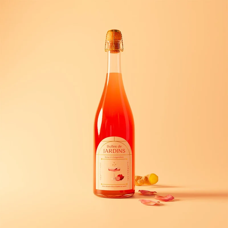 Bulles de Rose & Gingembre Jardins - 75 cl