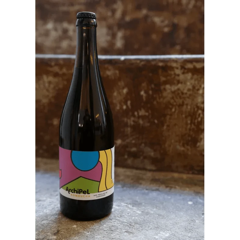 Archipel Kombucha cassis bio 75 cl