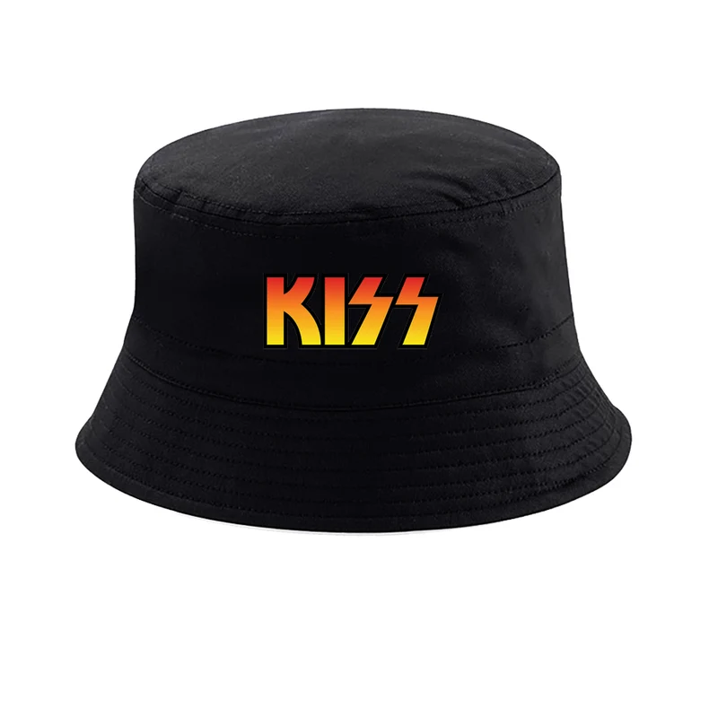 BOB bucket hat noir kiss logo