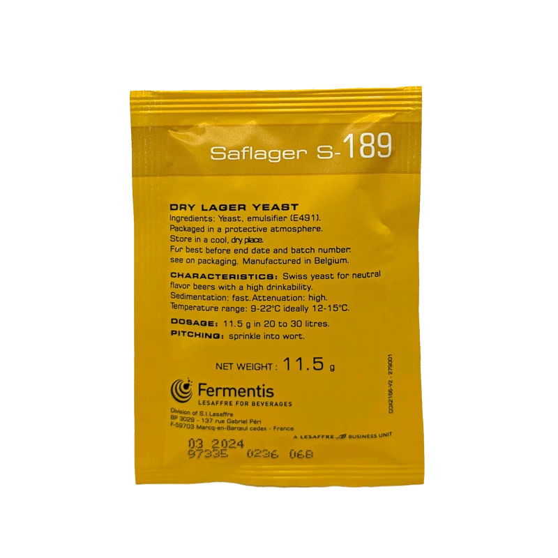 SafLager S-189 Fermentis - 11.5g