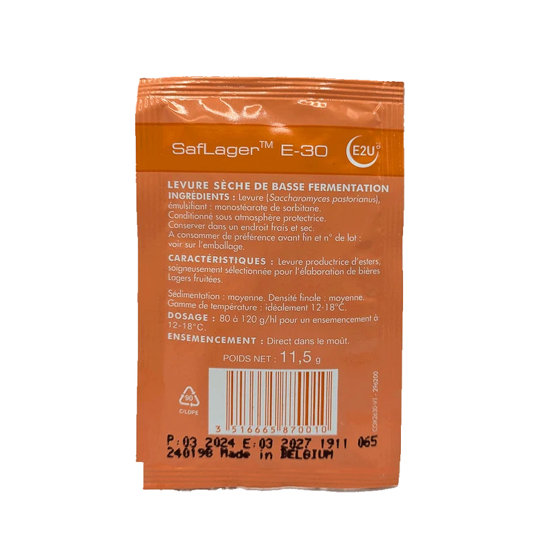 SafLager E-30 Fermentis - 11.5g