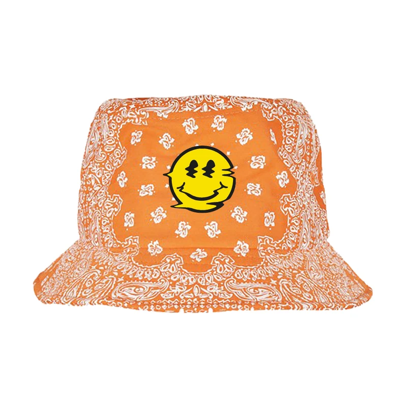BOB bandana orange smile drip glitch