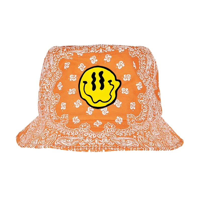 BOB bandana orange smile drip
