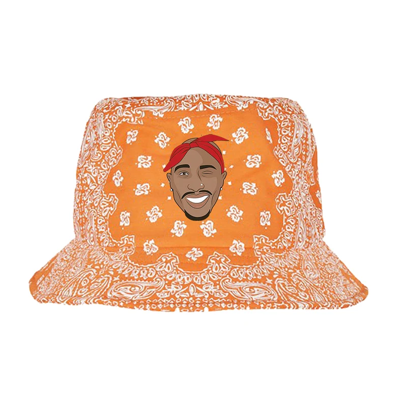 BOB bandana orange 2 pac smile bandana rouge