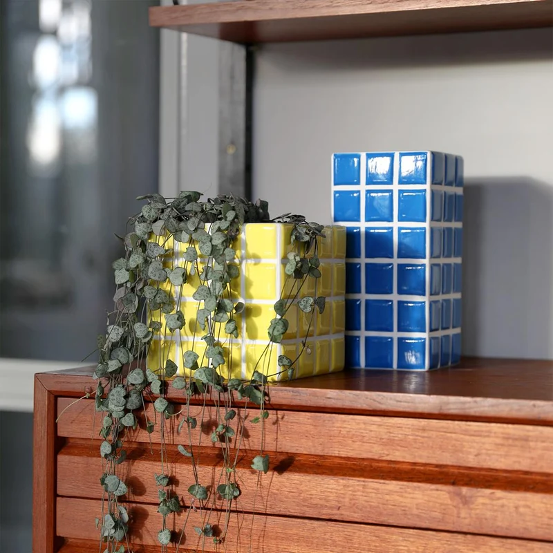 Vase | &Klevering - Tile Jaune