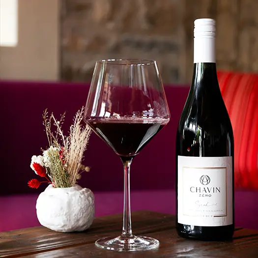 Vin rouge sans alcool Chavin Zéro Syrah 0%