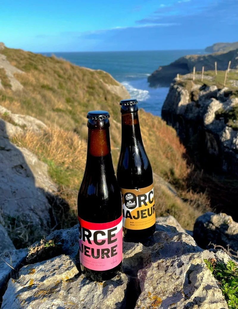 Bière Kriek Force Majeure 0,4% sans alcool