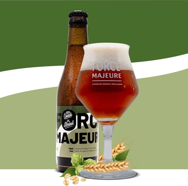Bière Tripel Hop Force Majeure 0,4% sans alcool