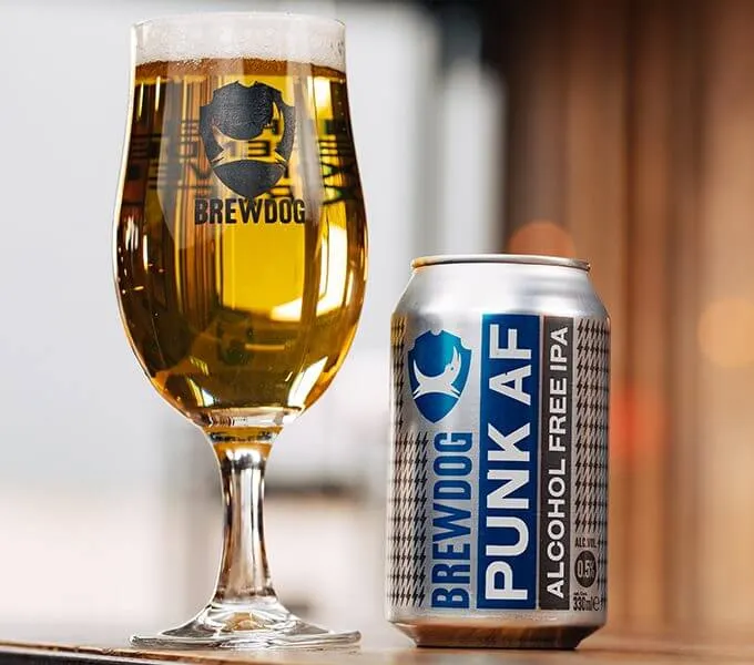 Bière Brewdog Punk AF sans alcool 0,5%