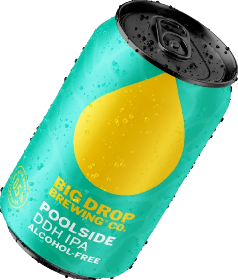 Bière Big Drop Poolside DDH IPA 0,5% sans alcool