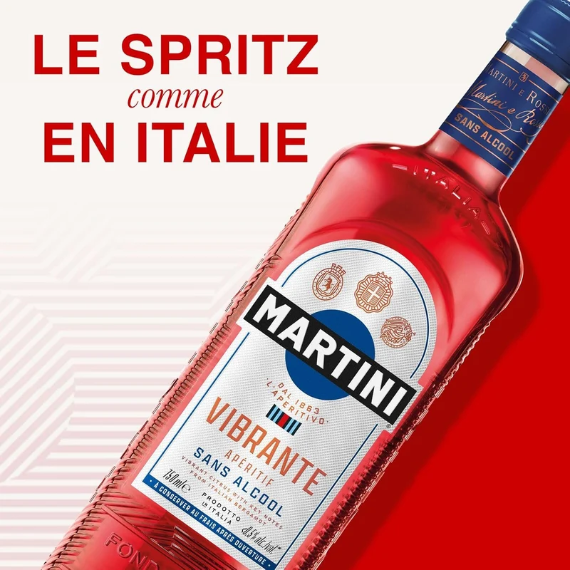 Apéritif Martini Vibrante 0,5% sans alcool
