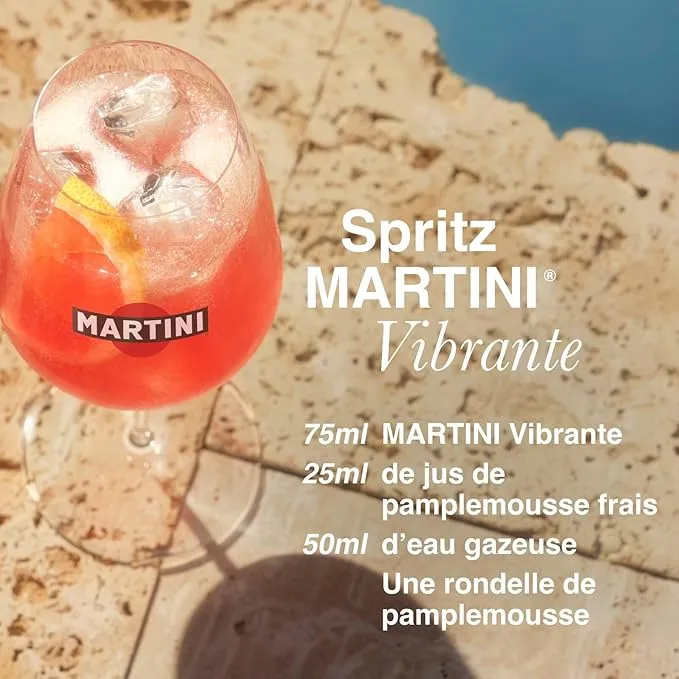 Apéritif Martini Vibrante 0,5% sans alcool