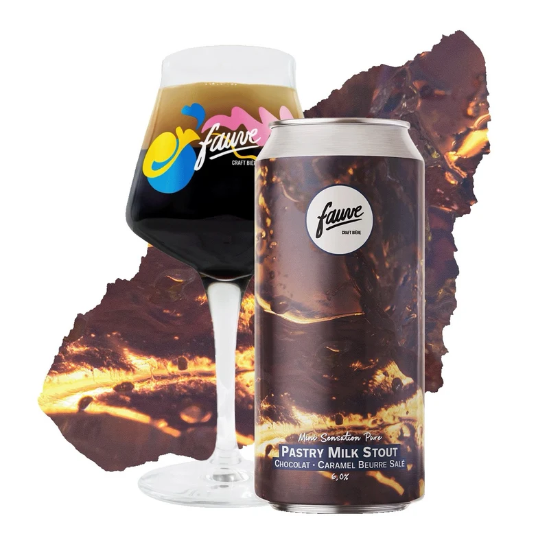 Mini Sensation Pure - Pastry Milk Stout - Chocolat, Caramel Beurre Salé - 44cL