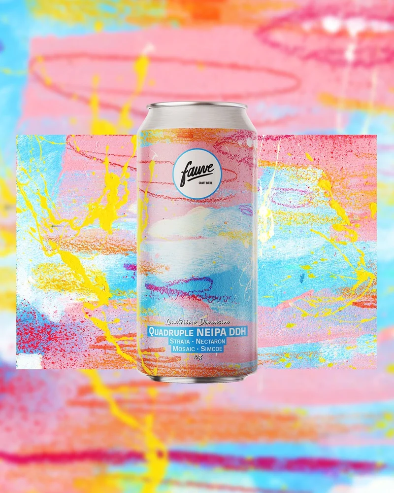 Quatrième Dimension - Quadruple NEIPA DDH - Strata, Nectaron, Mosaic, Simcoe - 44cL