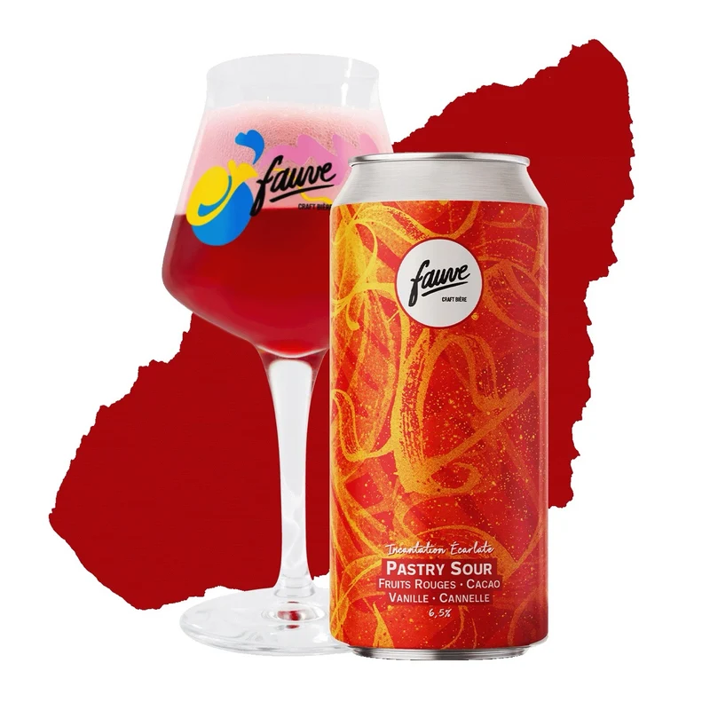 Incantation Écarlate - Pastry Sour - Fruits Rouges, Cacao, Vanille, Cannelle - 44cL