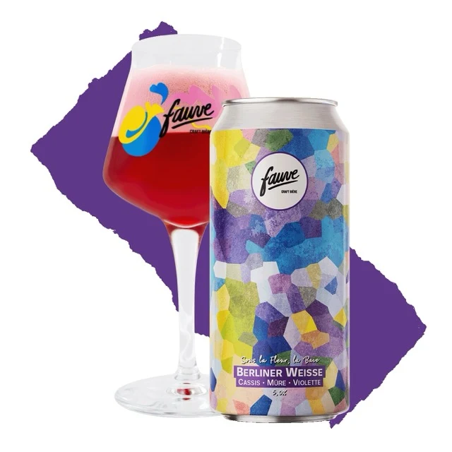Sous la Fleur, la Baie - Berliner Weisse Cassis, Mûre, Violette - 44cL