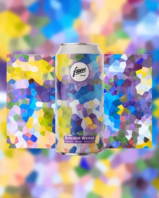 Sous la Fleur, la Baie - Berliner Weisse Cassis, Mûre, Violette - 44cL