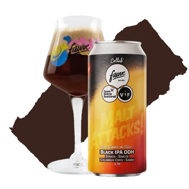 Nous Venons en Paix - Black IPA DDH - Strata, Simcoe, Columbus Cryo, Sabro - 44cL