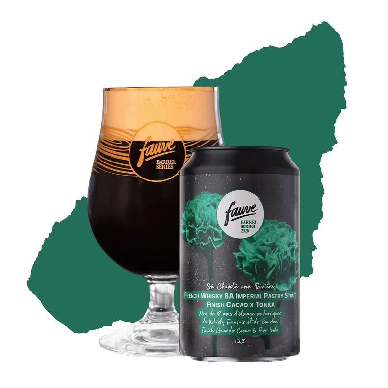 Où Chante une Rivière - French Whisky BA Imperial Pastry Stout Finish Cacao x Tonka - 18 mois d'élevage moyen - 33cL