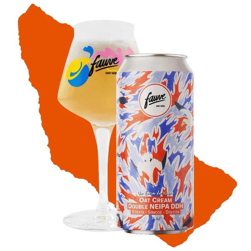 Un Écrin de Nacre - Oat Cream Double NEIPA DDH Strata, Simcoe, Dolcita - 44cL