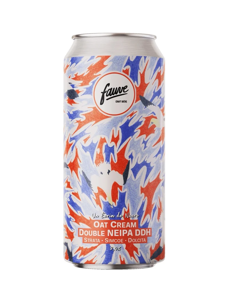 Un Écrin de Nacre - Oat Cream Double NEIPA DDH Strata, Simcoe, Dolcita - 44cL