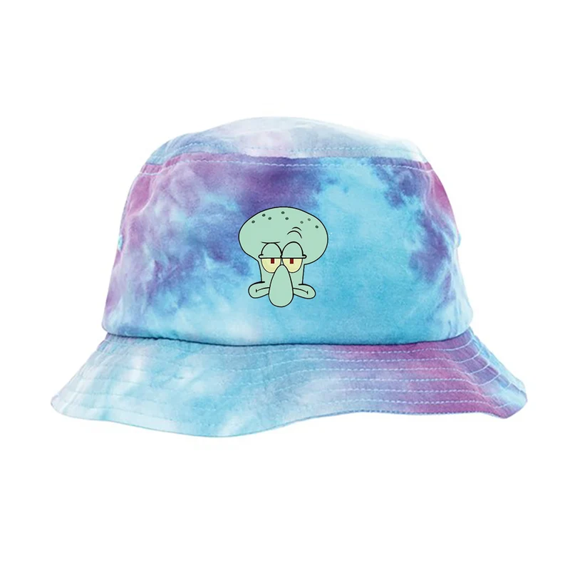 Bob Tie and Dye violet bleu squidward face