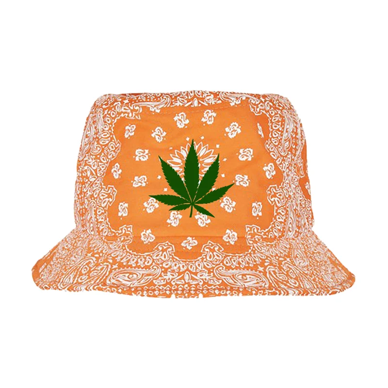 BOB bandana orange weed vert