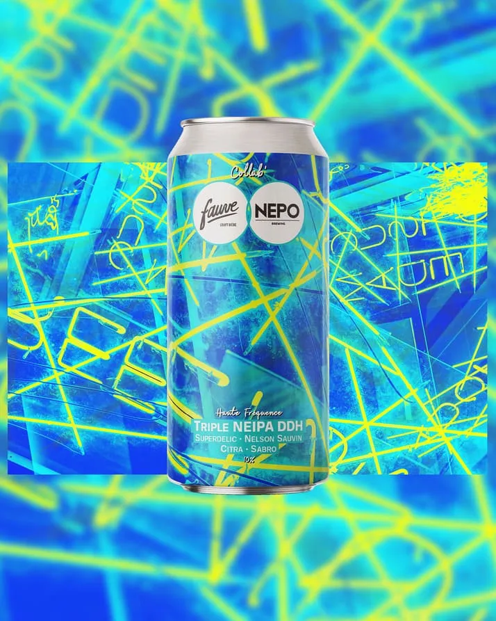 Haute Fréquence - Triple NEIPA DDH - Superdelic, Nelson Sauvin, Citra, Sabro - Collab' NEPO - 44cL