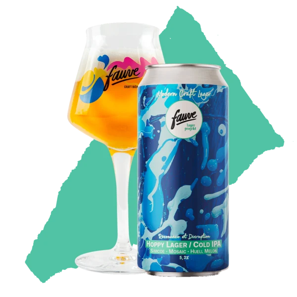Résonance et Disruption - Hoppy Lager / Cold IPA - Simcoe, Mosaic, Huell Melon