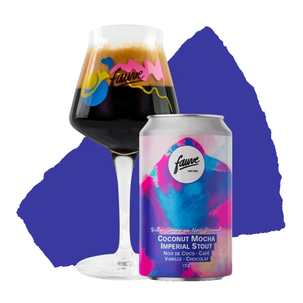 Briller Comme un Noir Diamant - Coconut Mocha Imperial Stout, Coco, Café, Vanille, Chocolat - 33cL