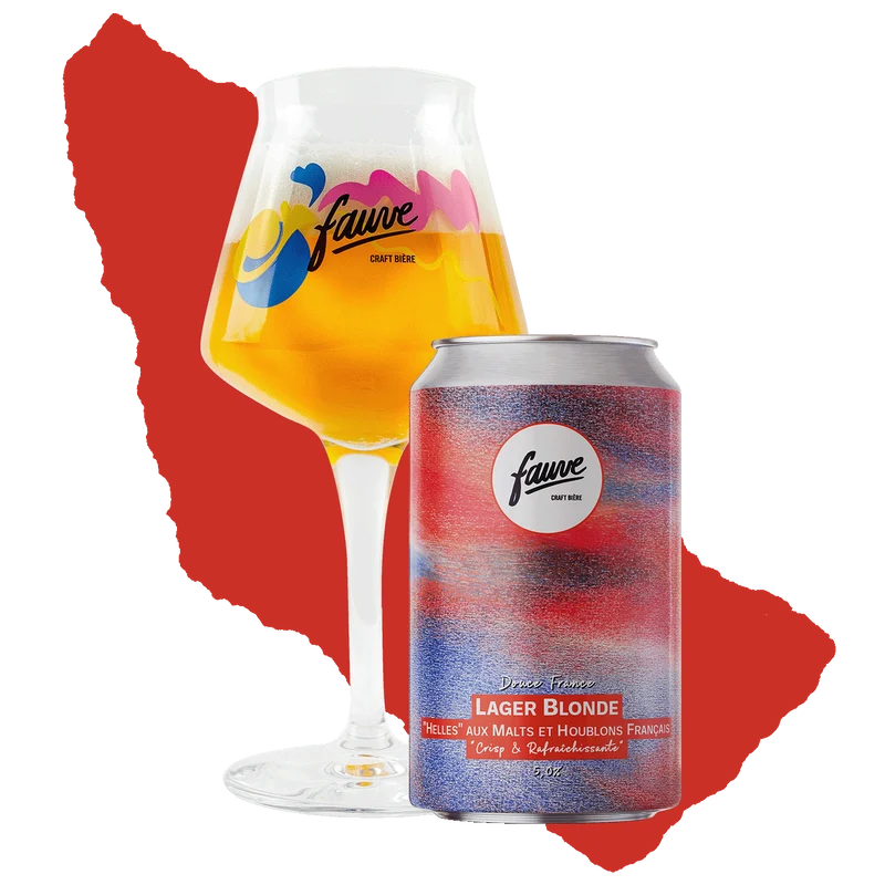 Douce France - Lager Française (de style Helles) aux malts et houblons français - 33cL