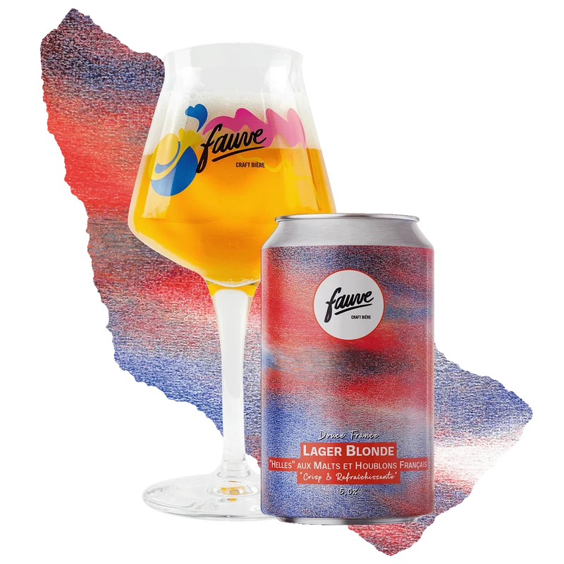 Douce France - Lager Française (de style Helles) aux malts et houblons français - 33cL