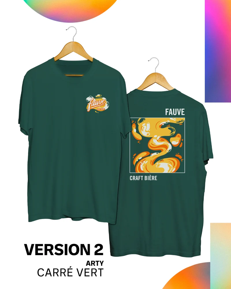 T-shirt Arty - Peinture - 2 coloris