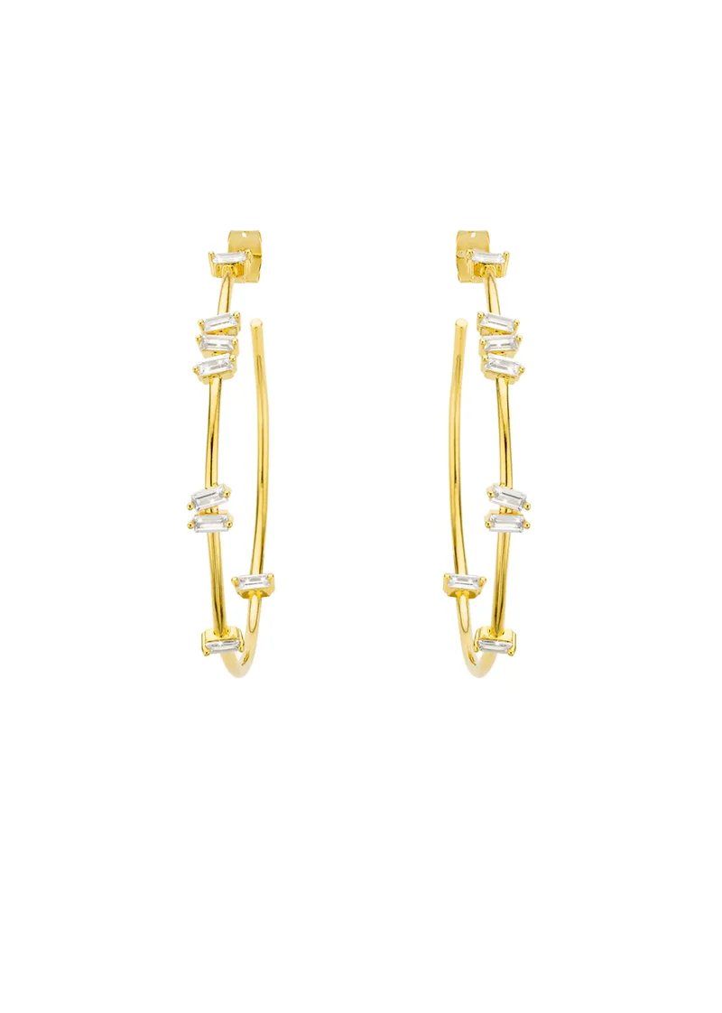 Boucles - Baguette Hoops