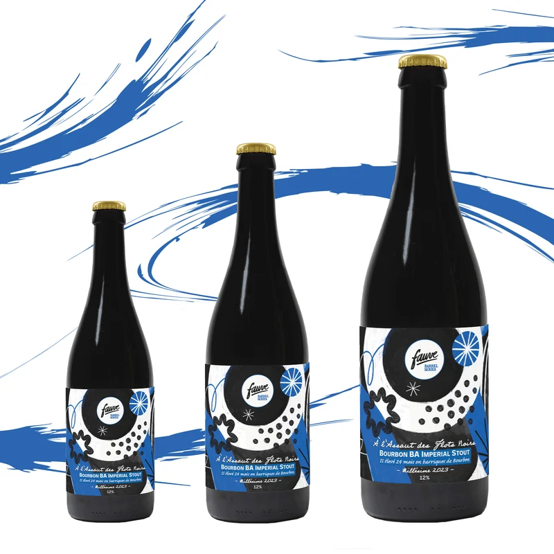 À L'Assaut Des Flots Noirs - Bourbon BA Imperial Stout - IS Élevé 24 Mois en barriques de Bourbon