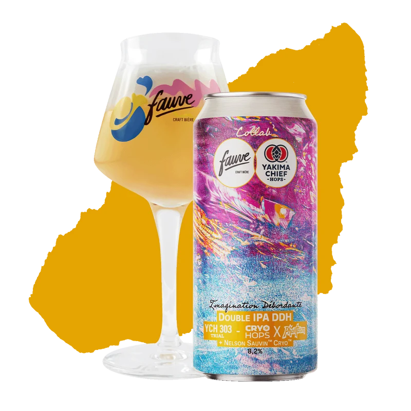 Imagination Débordante - Double IPA DDH YCH 303 Trial, Cryo Hops, Phantasm et Nelson Sauvin Cryo - 44cL