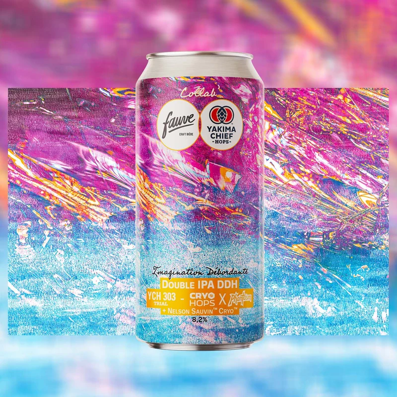 Imagination Débordante - Double IPA DDH YCH 303 Trial, Cryo Hops, Phantasm et Nelson Sauvin Cryo - 44cL