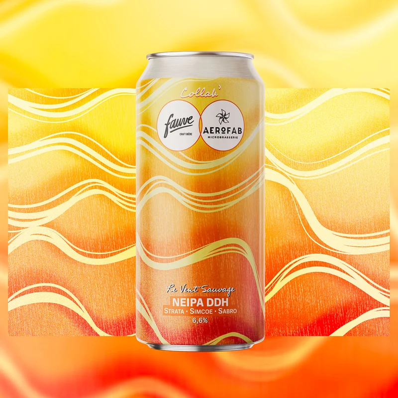 Le Vent Sauvage - New England IPA DDH Strata, Simcoe, Sabro Collab’ Aerofab x Fauve - 44cL