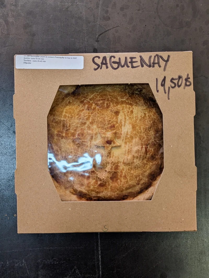 Tourtière Saguenay