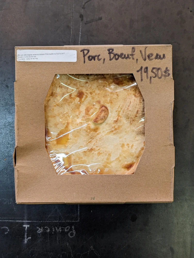 Tourtière 3 Viandes