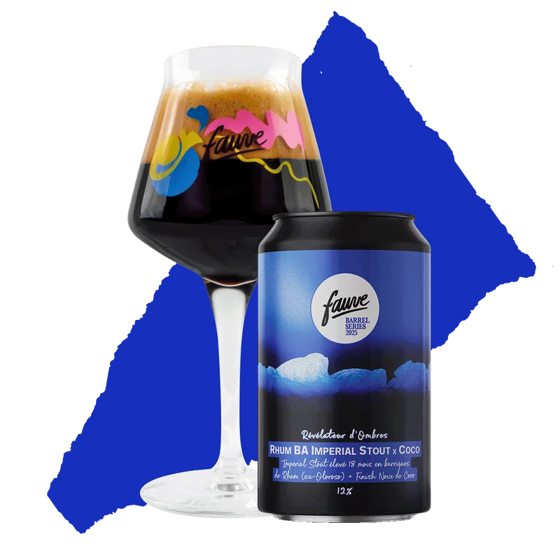 Révélateur d'Ombres - Imperial Stout élevé 18 mois en barriques de Rhum (ex-Oloroso) + Finish Noix de Coco - 33cL